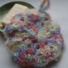 Miniature de l'éponge exfoliante au crochet en matière bubble de couleur pastel