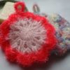 Miniature des éponges exfoliantes au crochet en matière bubble de couleur rose et pastel